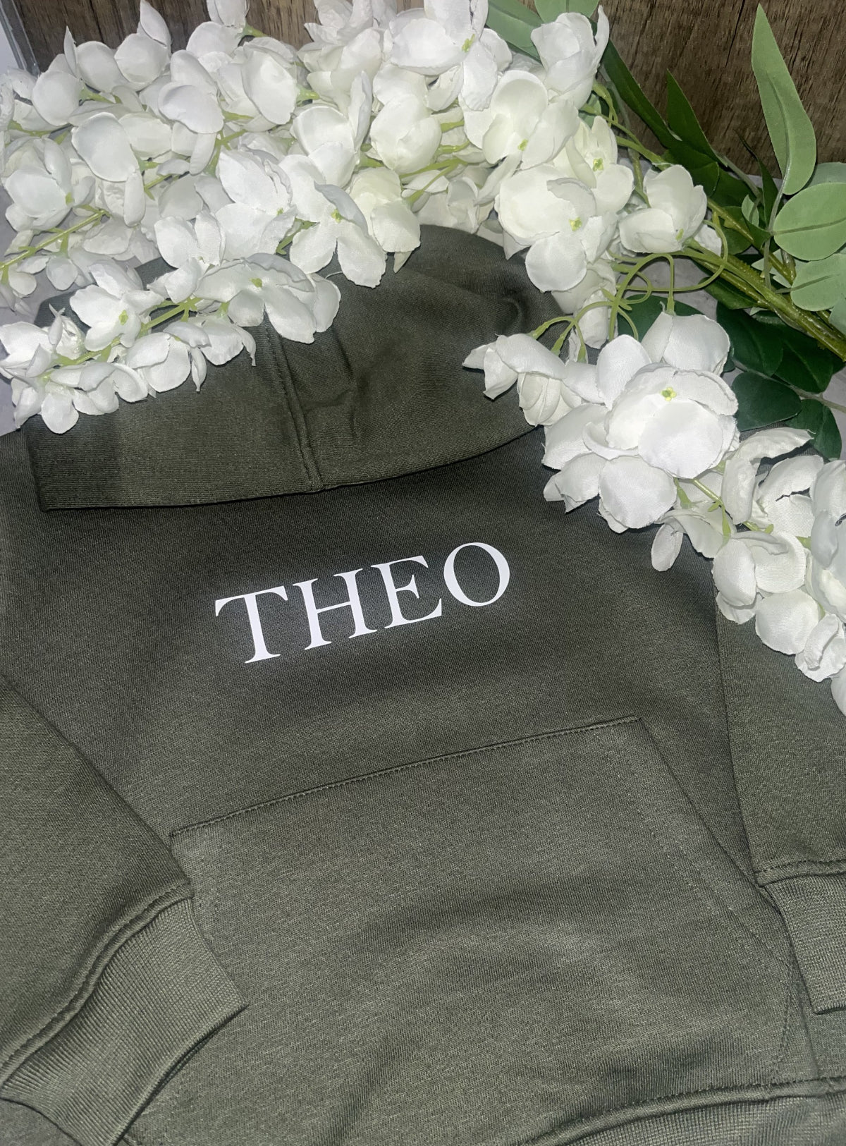 khaki hoodie