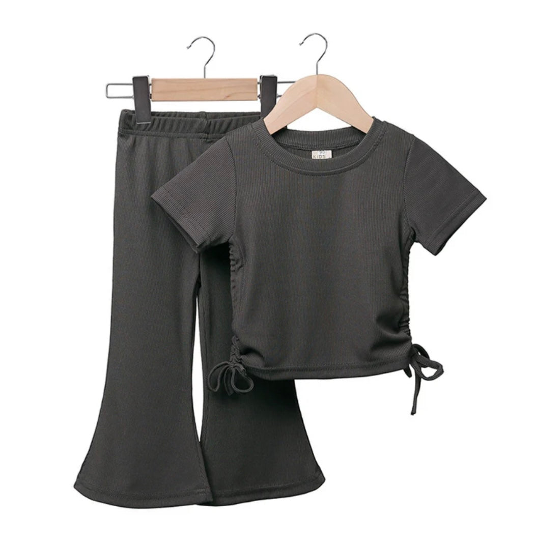 Drawstring flare sets