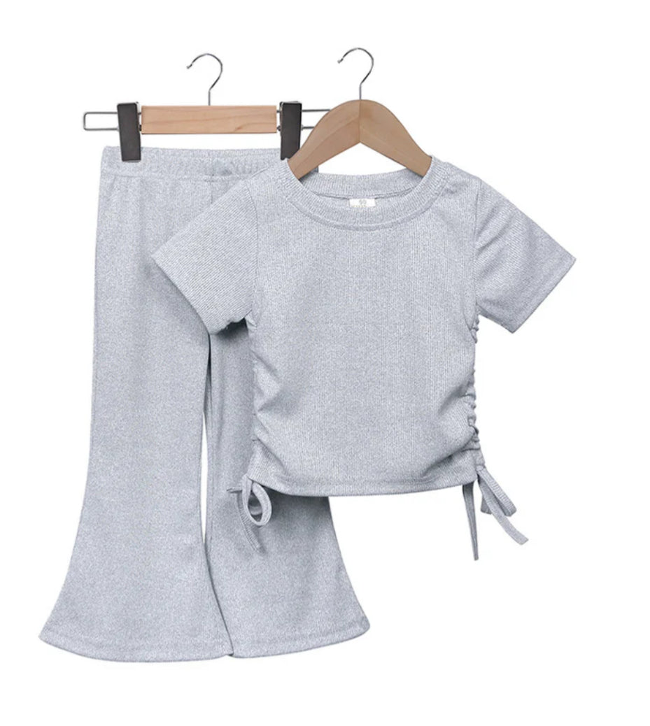 Drawstring flare sets