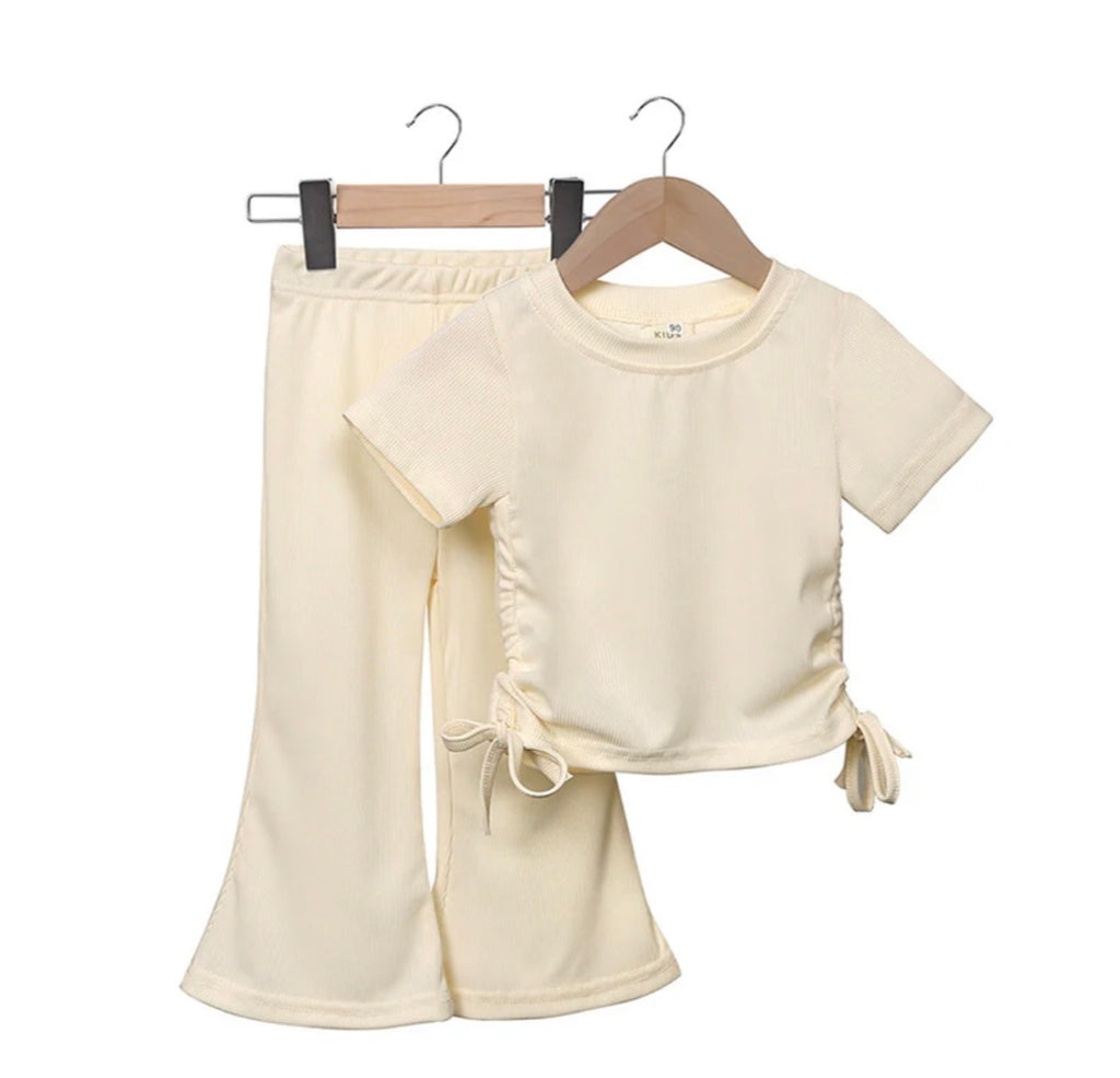 Drawstring flare sets