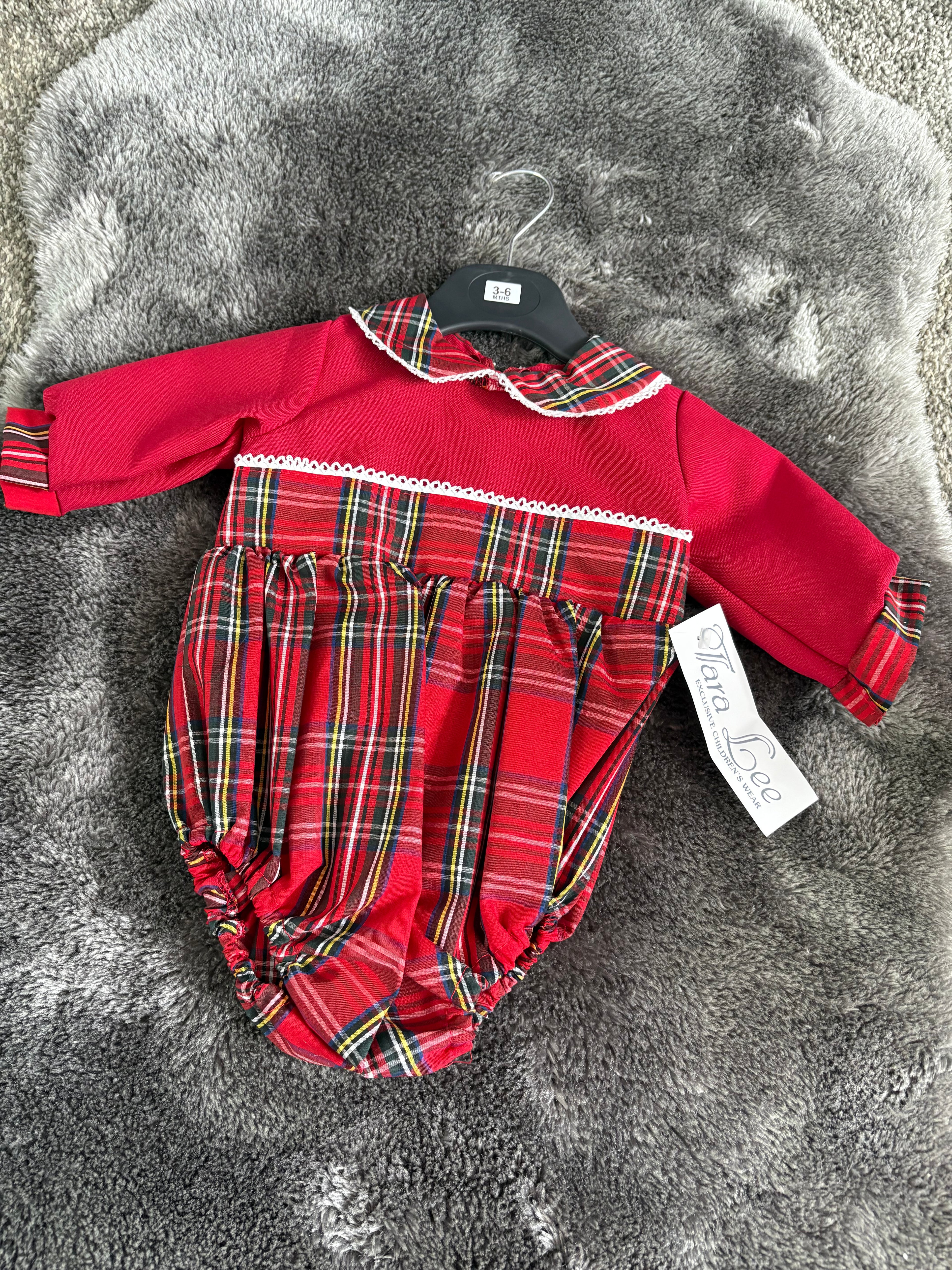 Tartan romper