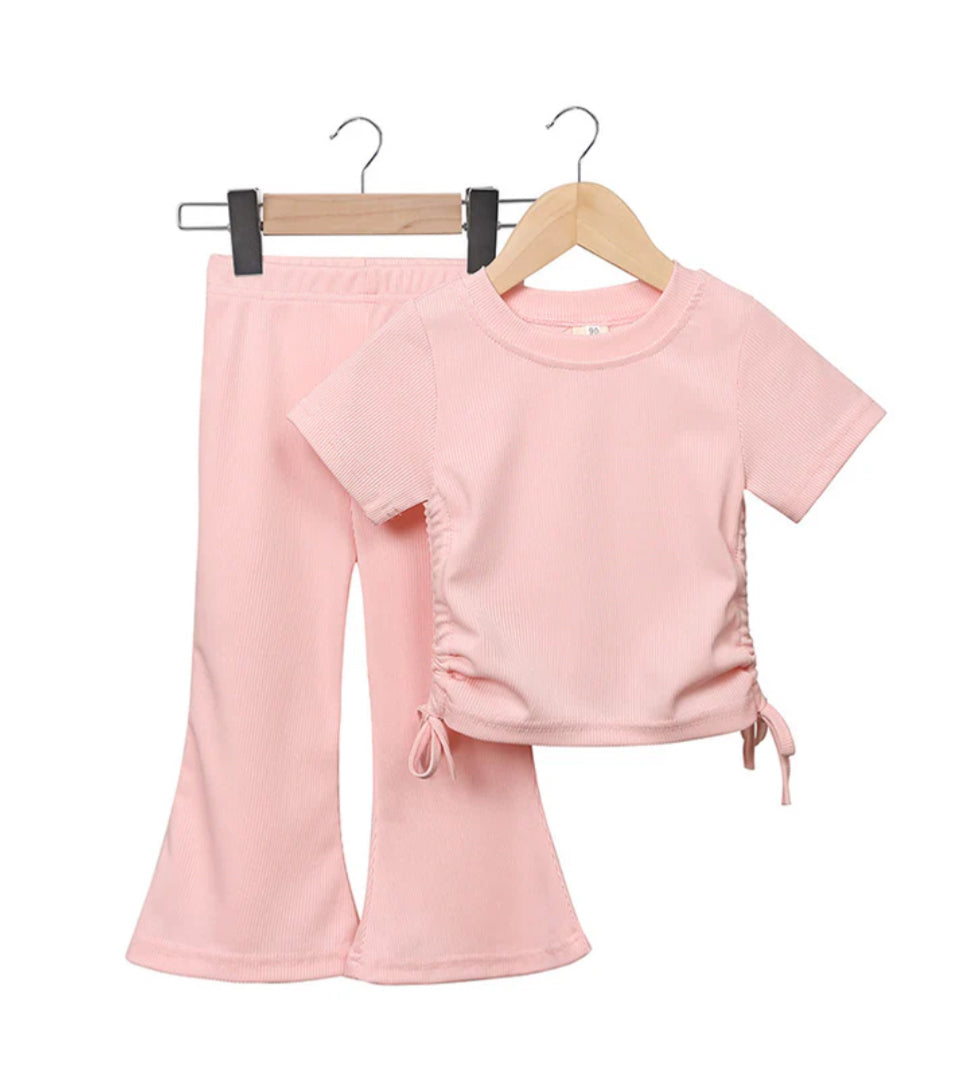 Drawstring flare sets