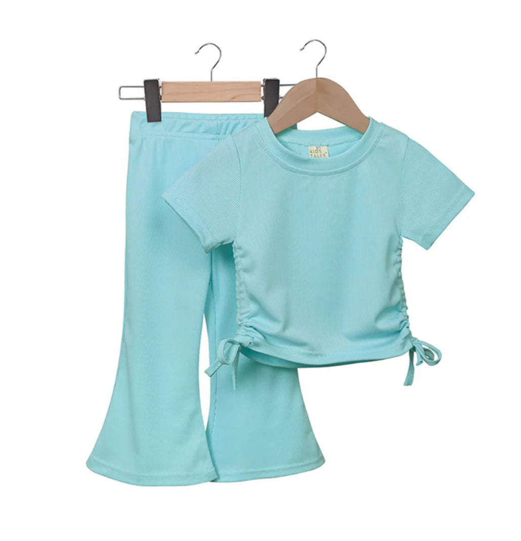 Drawstring flare sets