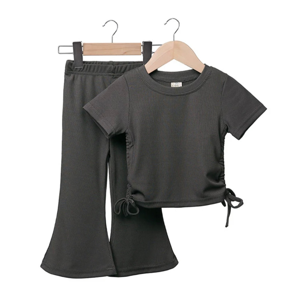 Drawstring flare sets